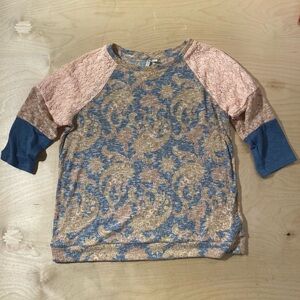 Cato Multicolor Knit Top Large (QQ)